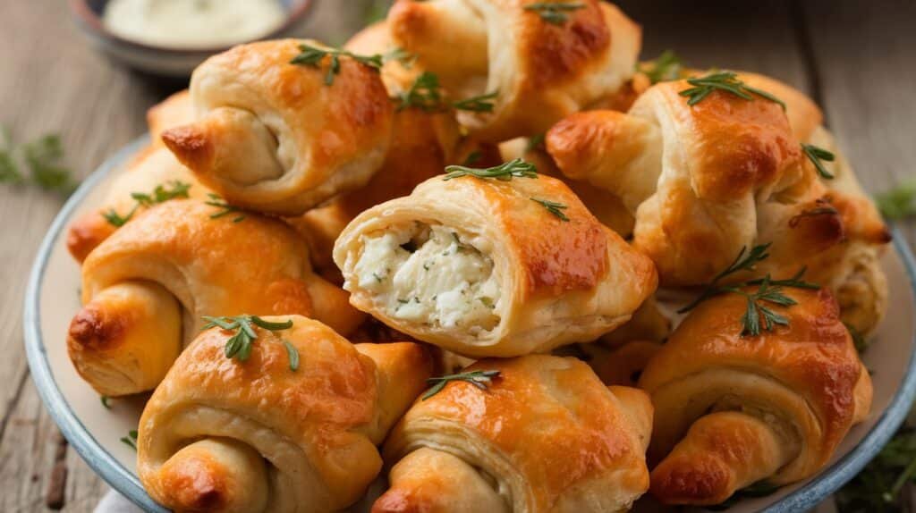 Chicken and Feta Crescent Bites