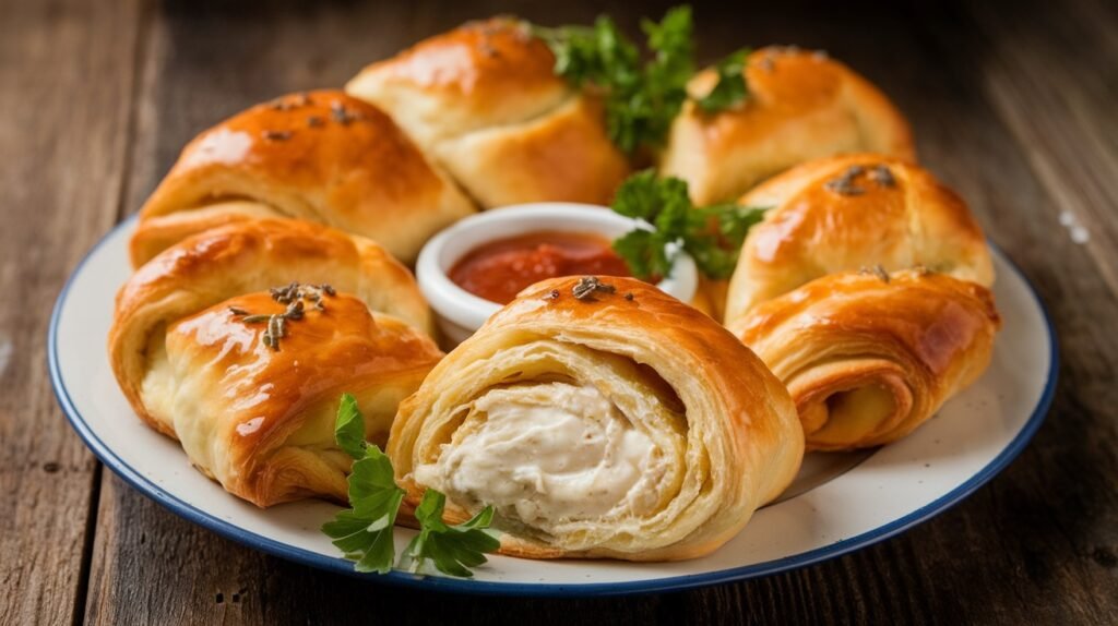 Chicken and Ricotta Crescent Rolls
