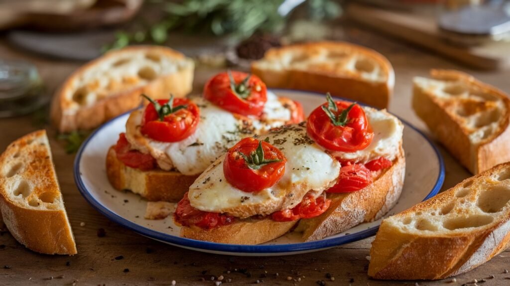 Chicken and Tomato Bruschetta Bake