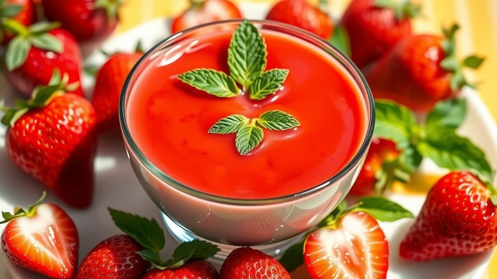Chilled Strawberry Soup