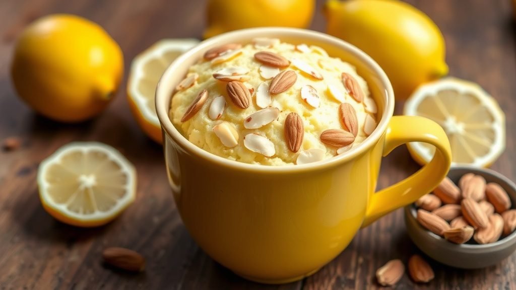 Lemon Almond Mug Loaf