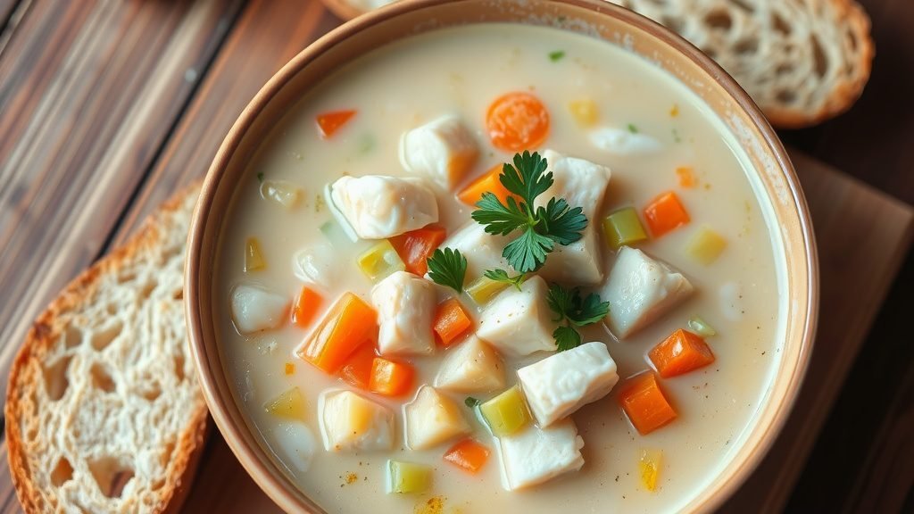 Norwegian Creamy Cod Soup