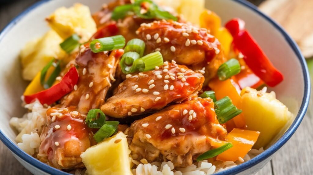 Pineapple Teriyaki Chicken Bowls