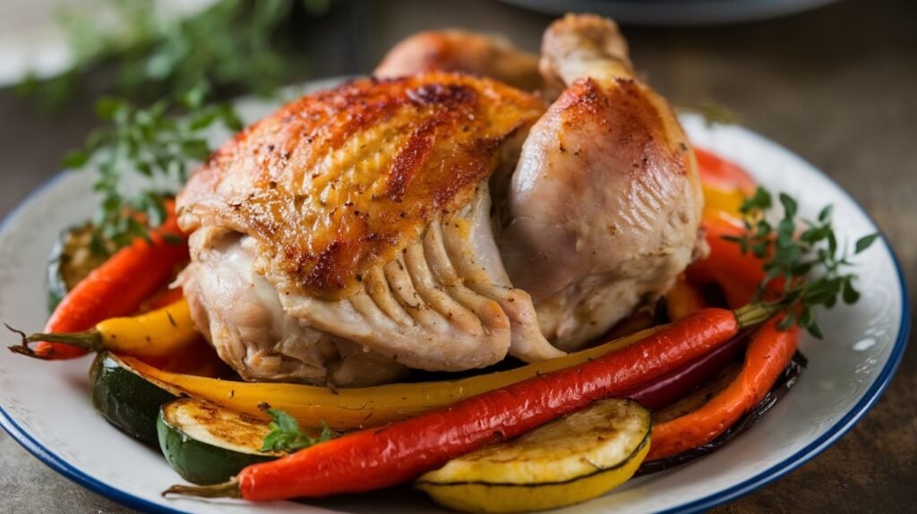 Roasted Chicken Thighs with Vegetables
