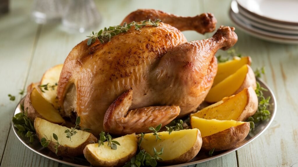 Roasted Chicken and Potatoes Recipe