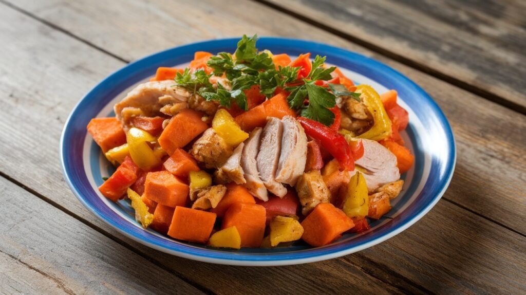 Sweet Potato Chicken Hash