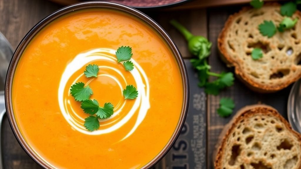 Vegan Sweet Potato Coconut Soup