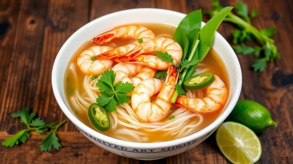 Vietnamese Shrimp Pho