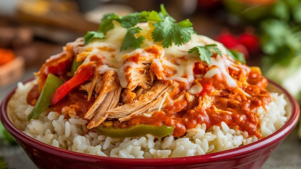 Chicken Enchilada Rice Bowls