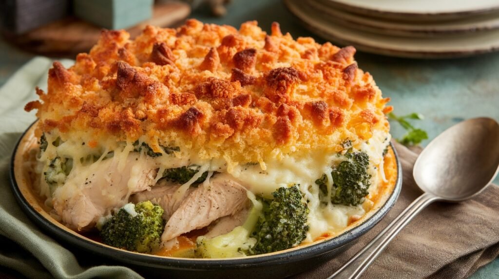 Chicken and Broccoli Gratin