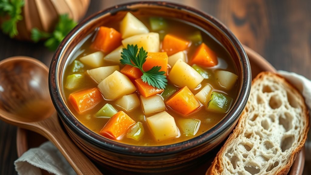 Chunky Cabbage and Potato Soup