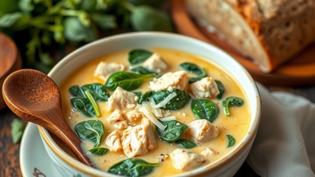 Chicken Florentine Soup