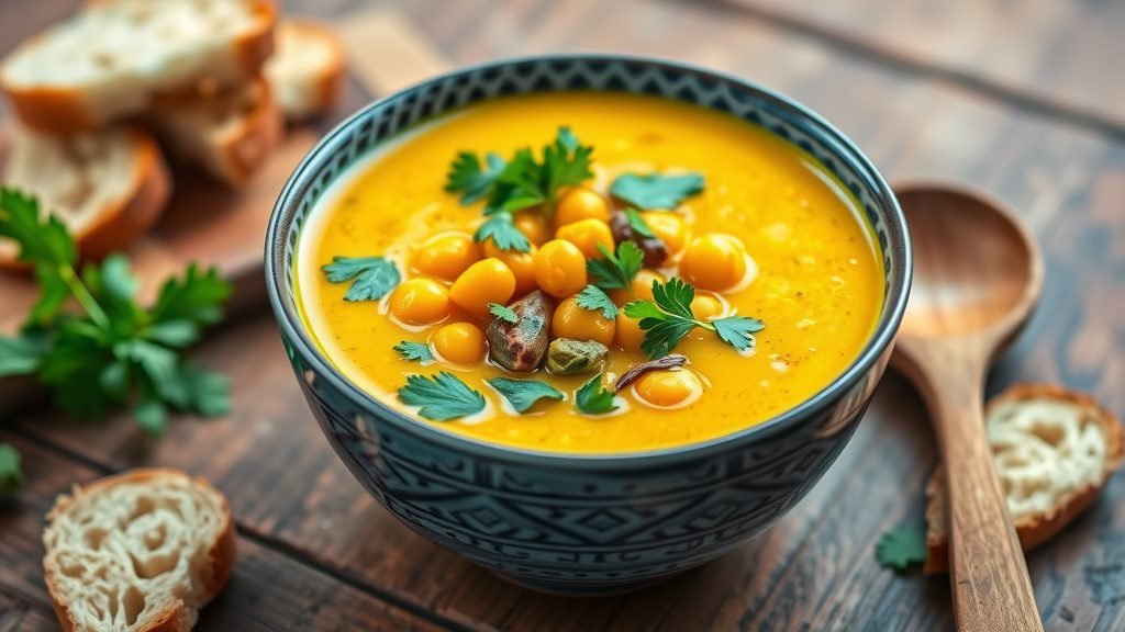 Turmeric-Spiced Chickpea Soup