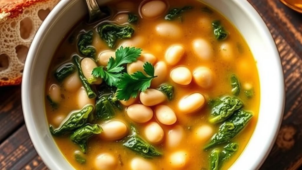 Savory White Bean and Kale Soup