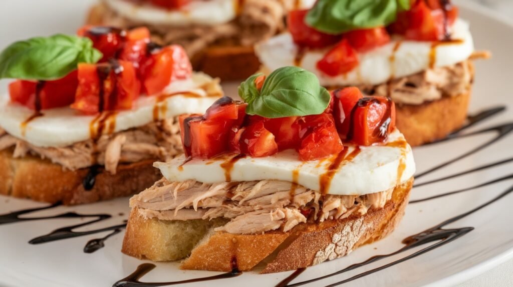 Chicken Bruschetta Melts