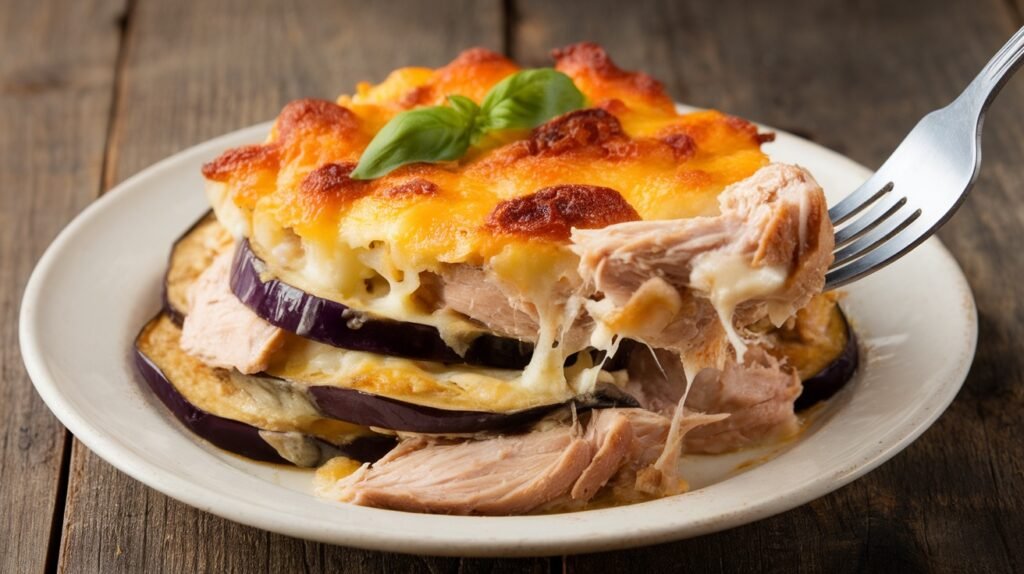 Chicken and Eggplant Gratin