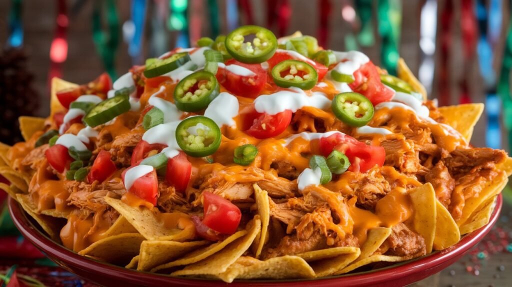 Loaded Chicken Nachos