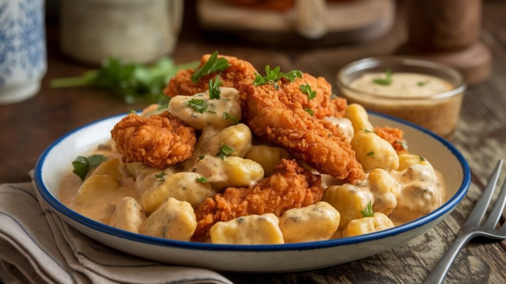 Chicken Fried Gnocchi