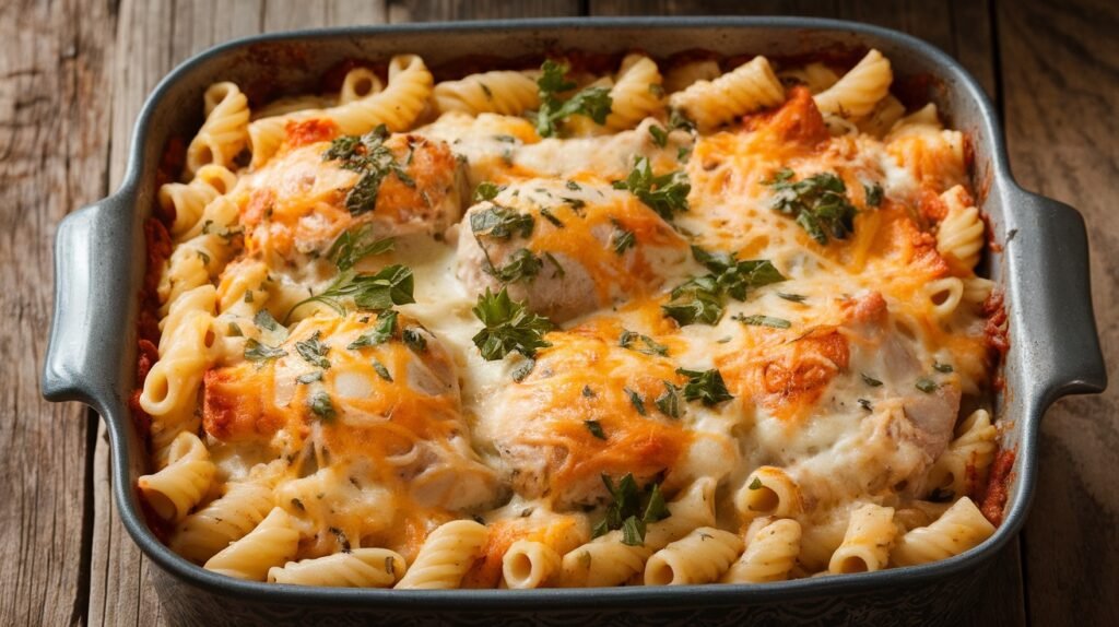 Baked Chicken Alfredo Ziti