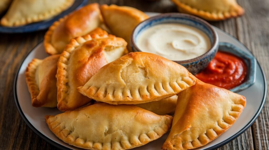 Chicken Alfredo Empanada Bites