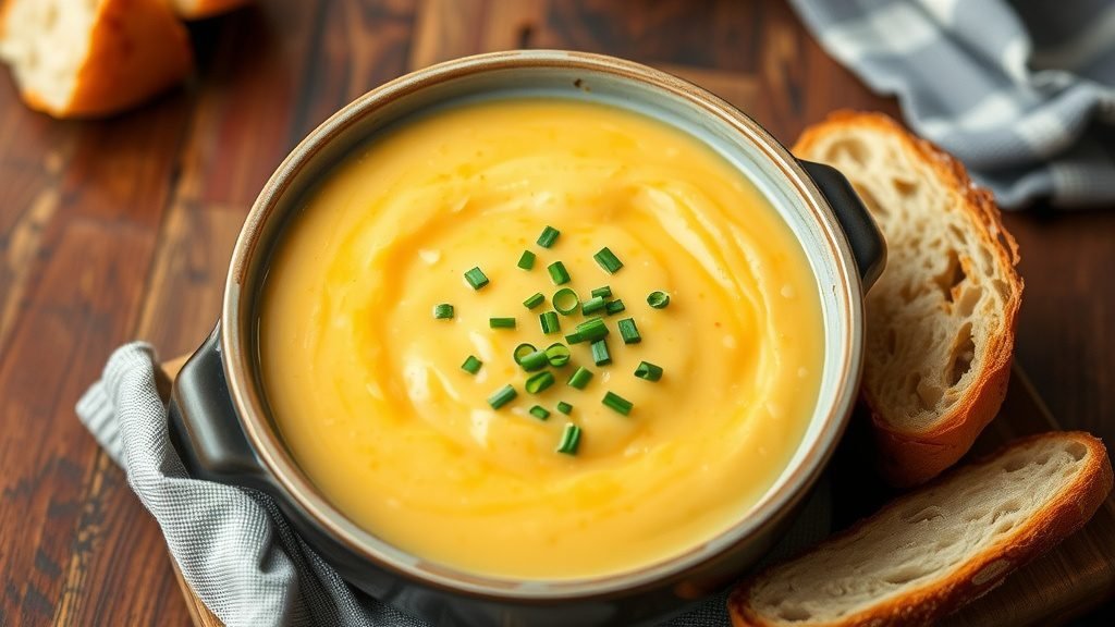 Cauliflower and Cheddar Soup