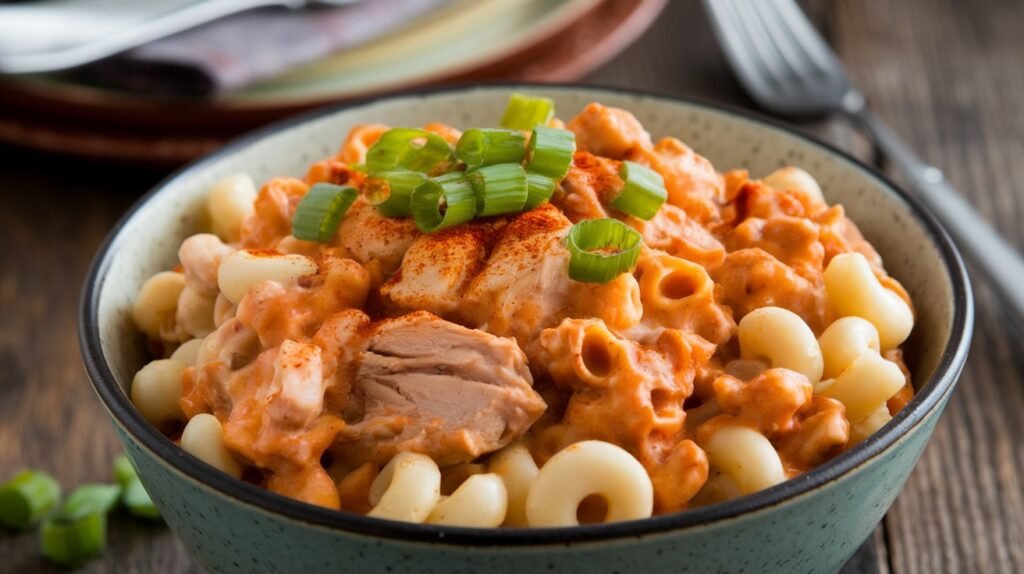 Chicken and White Bean Chili Mac