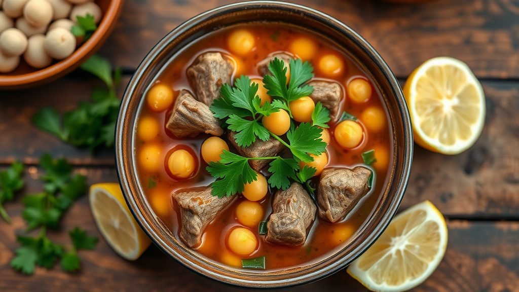 Iranian Dizi (Persian Lamb & Chickpea Soup)