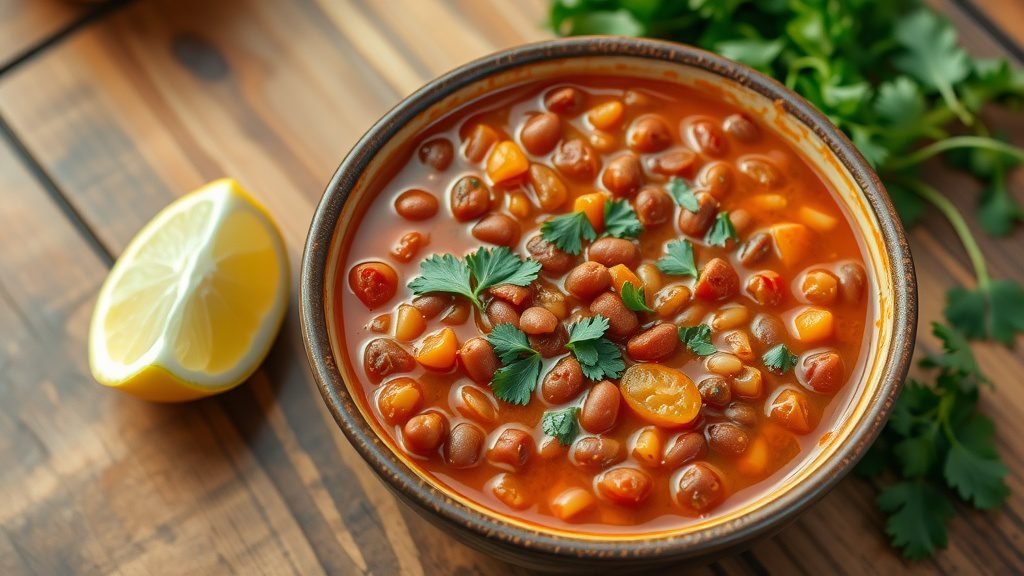Middle Eastern Harira (Lentil and Tomato Soup)