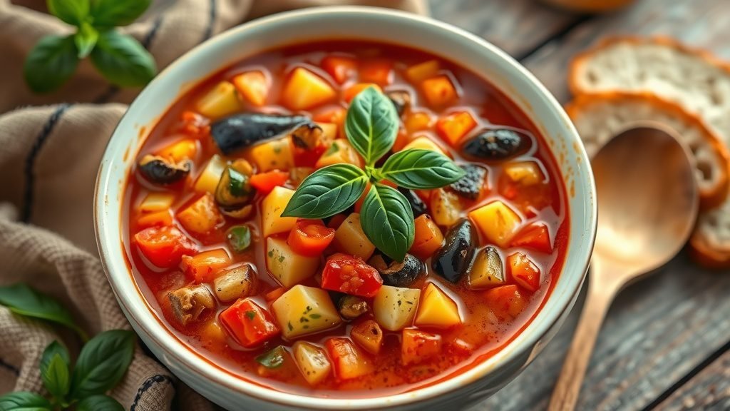 French Country-Style Ratatouille Soup