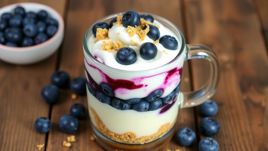Blueberry Cheesecake Mug