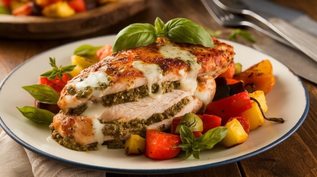Pesto Stuffed Chicken