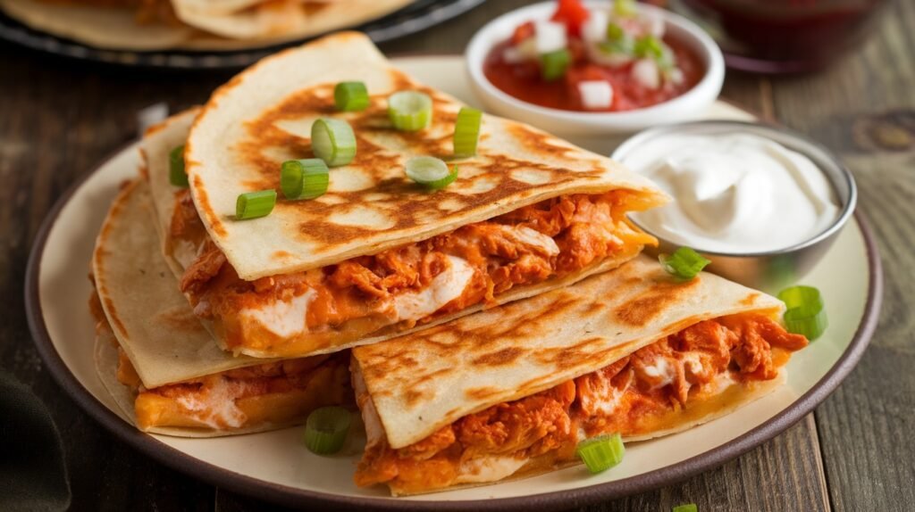 Spicy Chicken Breakfast Quesadillas
