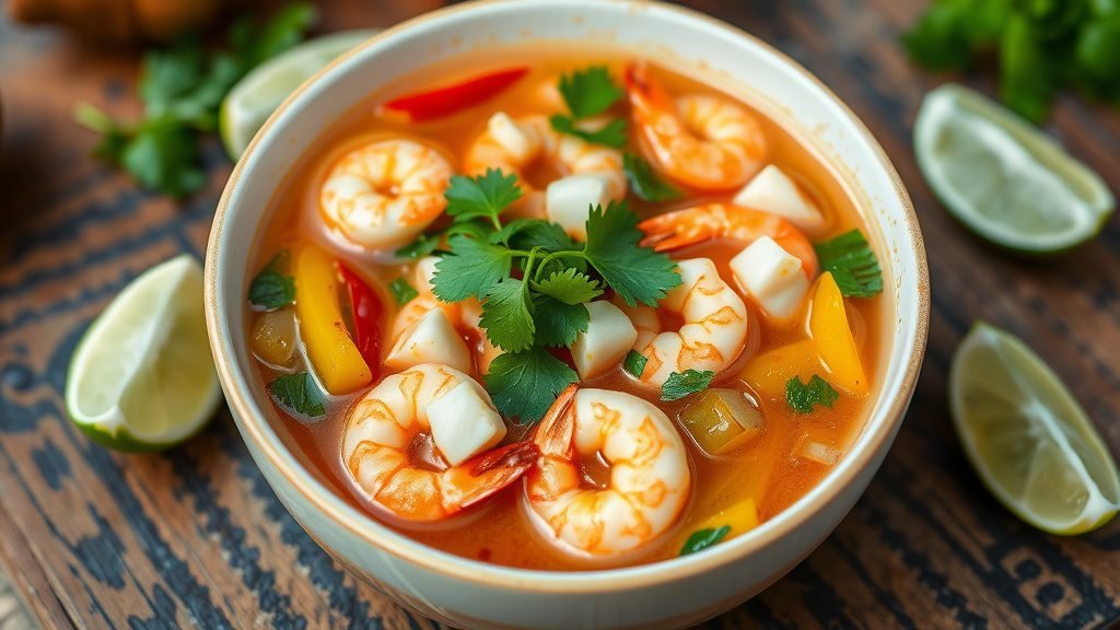 Spicy Thai Shrimp Soup