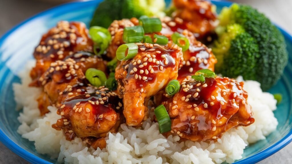 Sticky Sesame Chicken