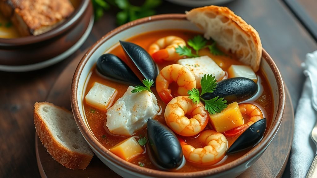 French Bouillabaisse (Seafood Stew)