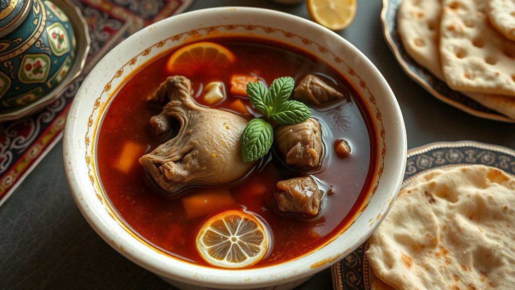 Persian Kalle Pache (Head & Trotter Soup)
