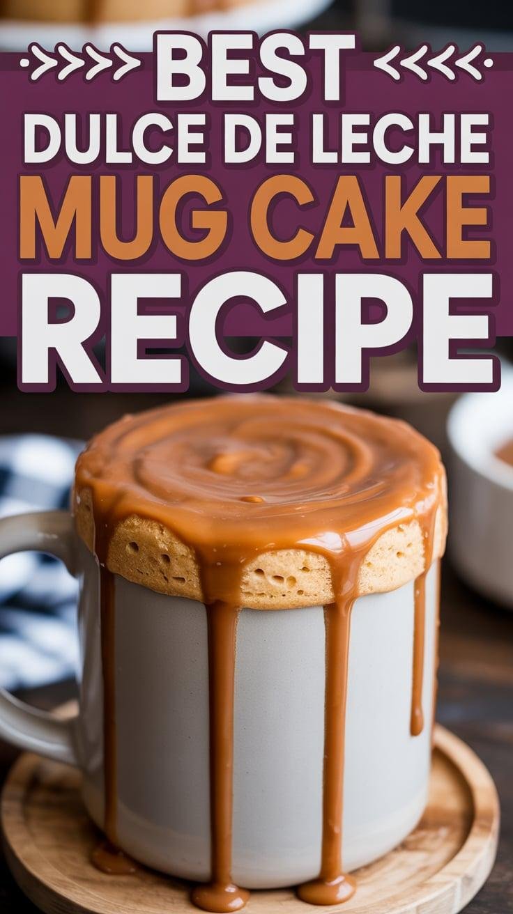 Dulce de Leche Mug Cake