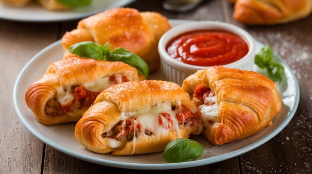 Chicken Parmesan Crescent Pockets