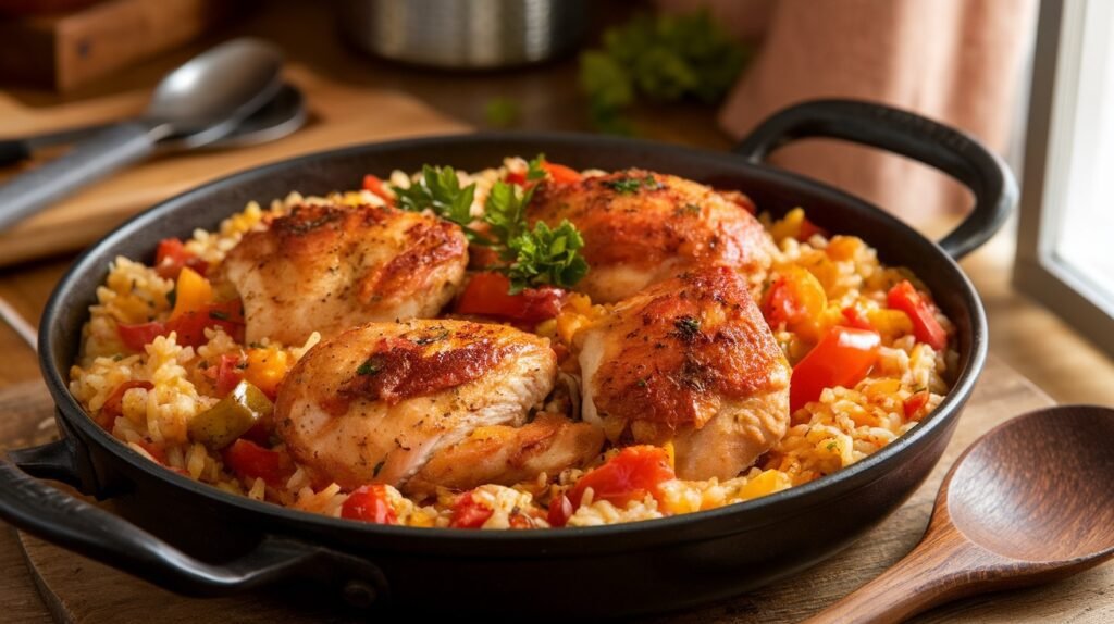 One-Pot Chicken Cacciatore Rice