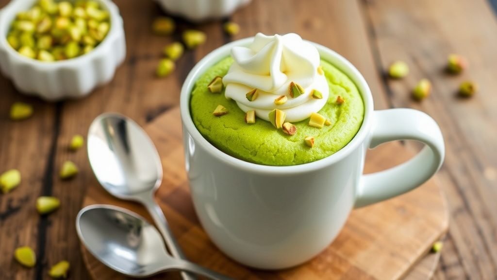 Pistachio Mug Cake