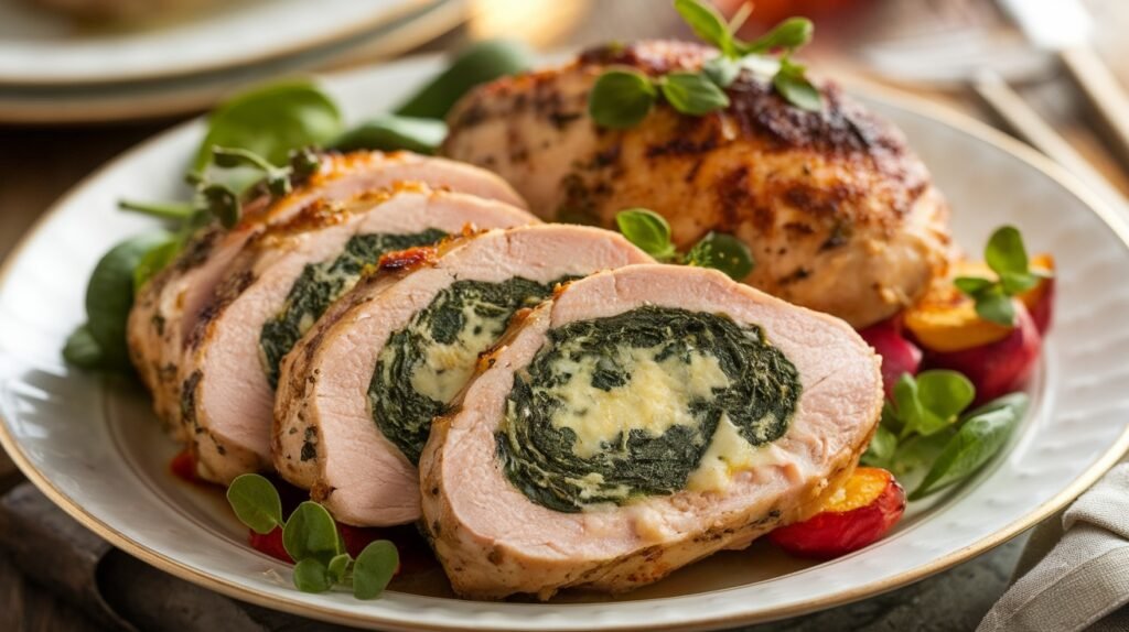 Spinach Stuffed Chicken Breast Recipe