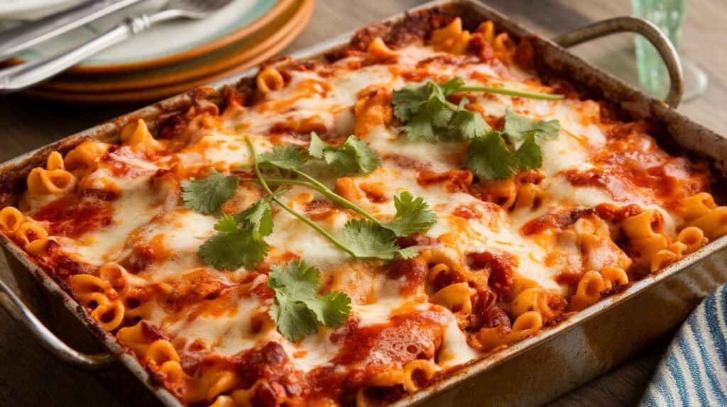 Chicken Enchilada Pasta