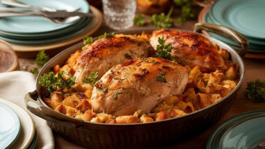 Chicken Stuffing Bake Recipe