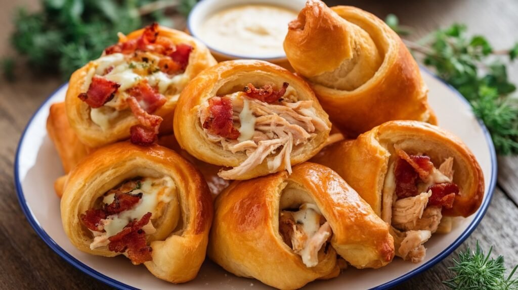 Chicken and Bacon Crescent Twists