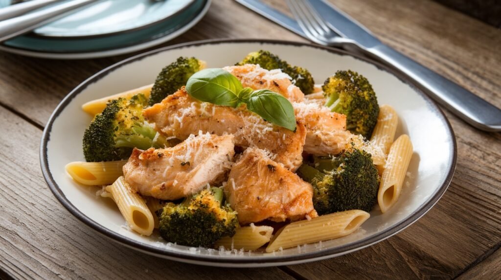 Chicken and Roasted Broccoli Penne