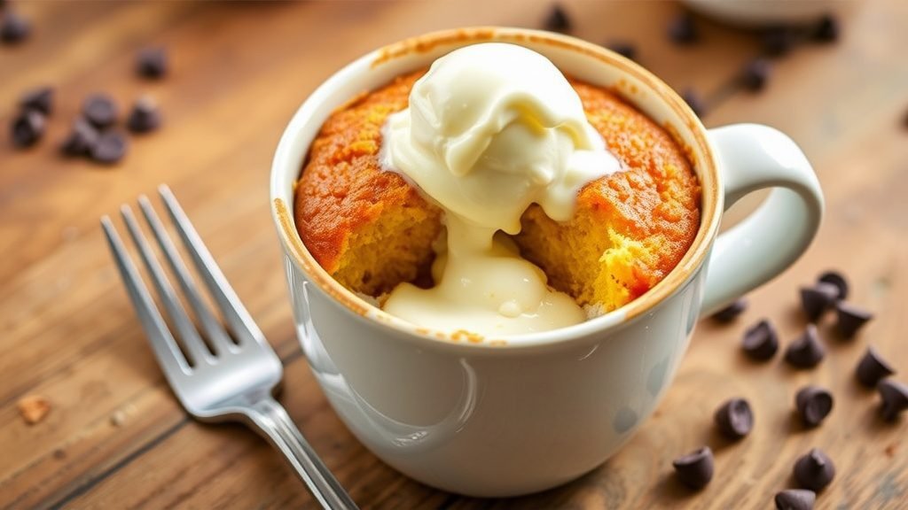 Brown Butter Mug Cake