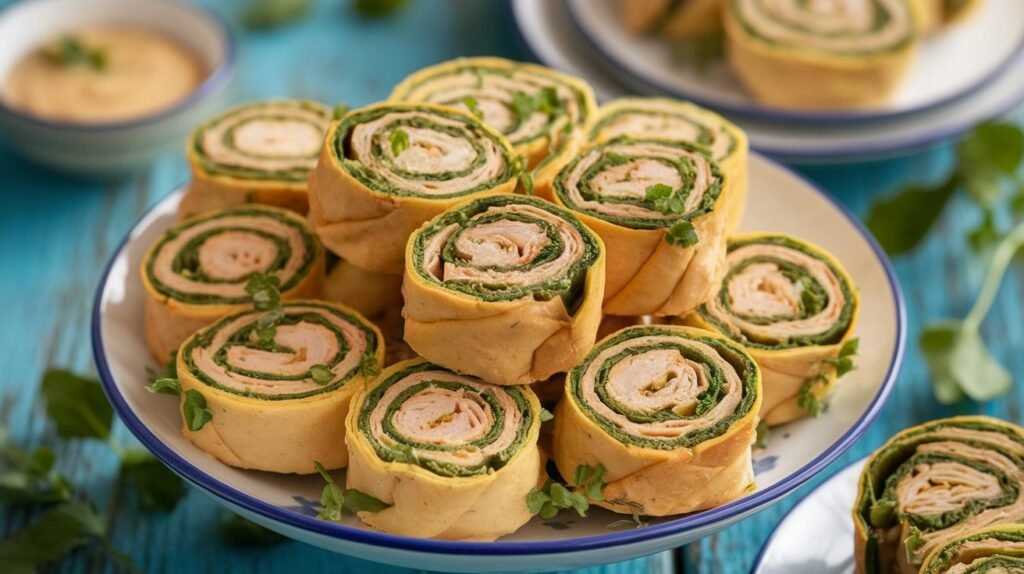 Chicken and Spinach Pinwheels