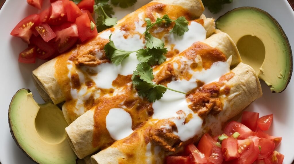 Chicken and Green Chile Enchiladas