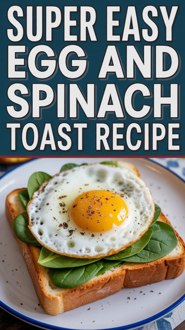 Egg and Spinach Toast
