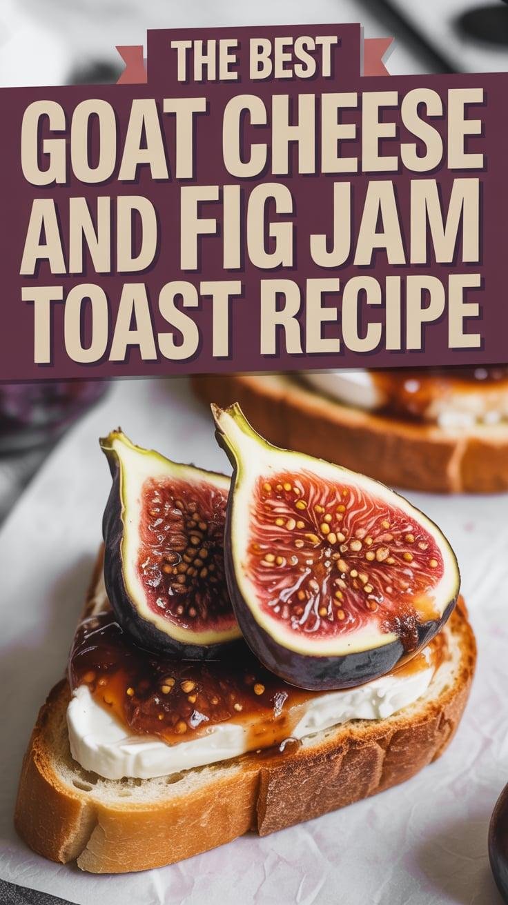 Goat Cheese and Fig Jam Toast